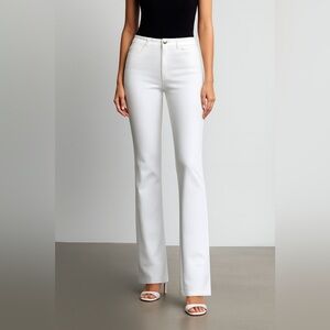 Joseph Nino Gabardine Stretch Pants Trousers in Blanc Size FR 36 / Small NWT